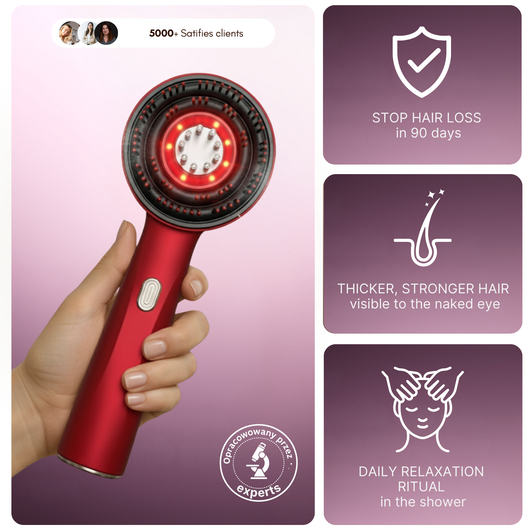 TrichoWave™ Hair and scalp massager with LED  technology