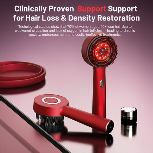 TrichoWave™ Hair and scalp massager with LED  technology