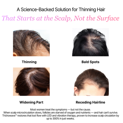 TrichoWave™ Hair and scalp massager with LED  technology