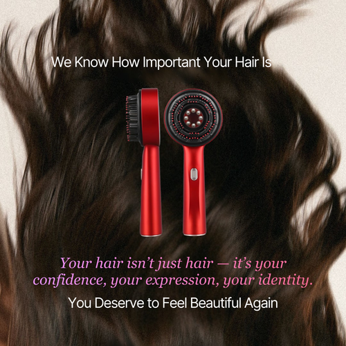 TrichoWave™ Hair and scalp massager with LED  technology