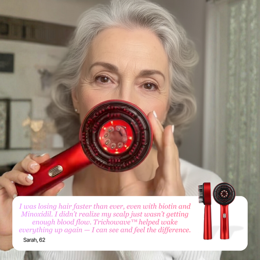 TrichoWave™ Hair and scalp massager with LED  technology